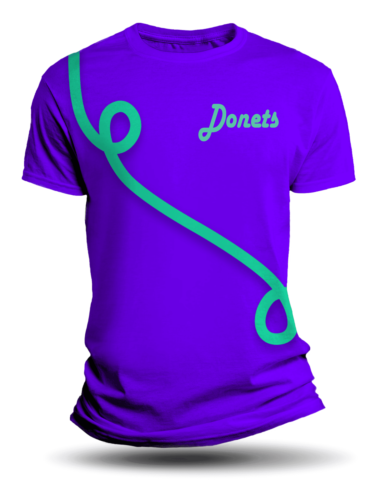 T-Shirt «Line» violet